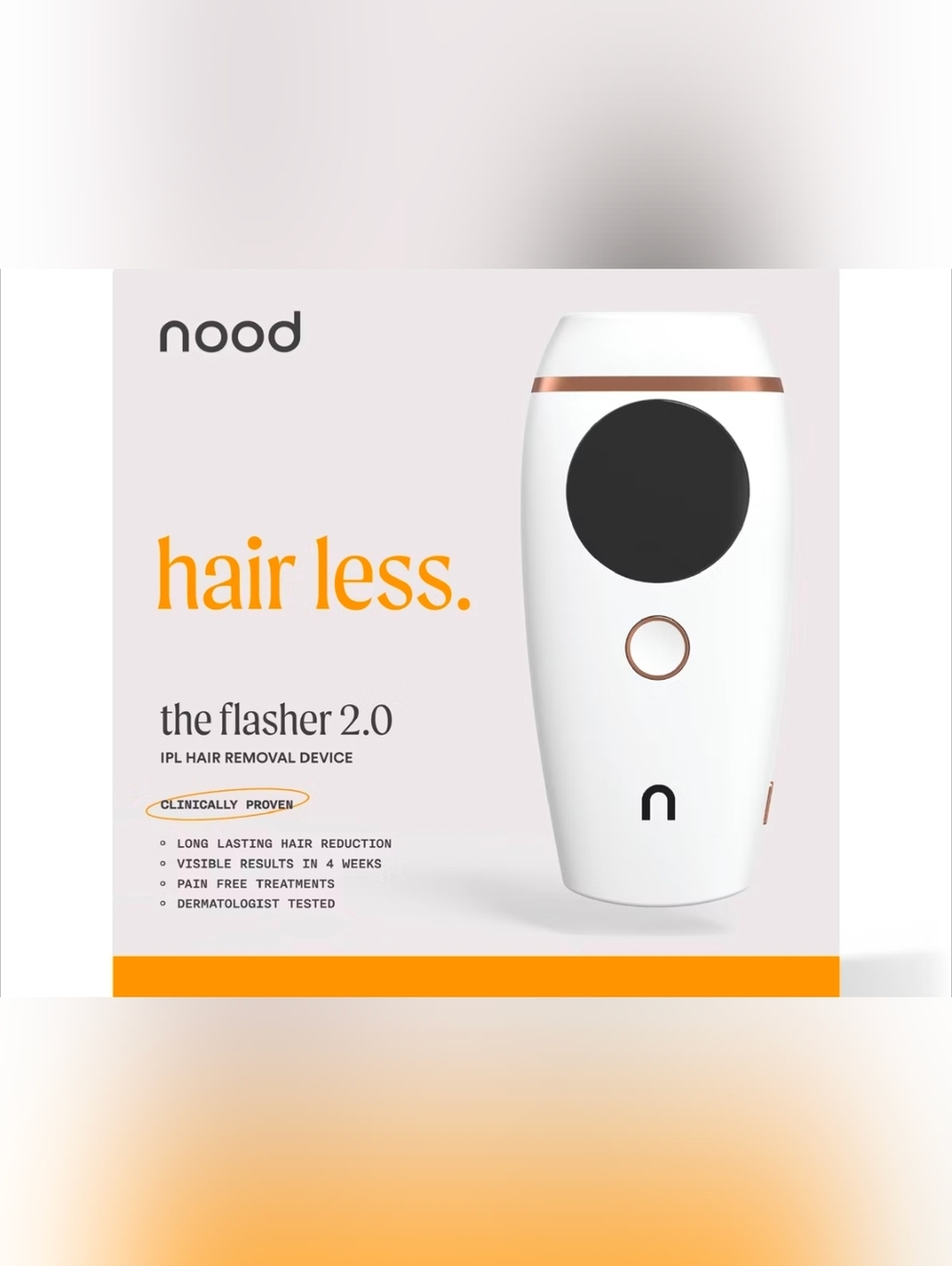 NOOD the Flasher 2.0 Hair Removal Device
